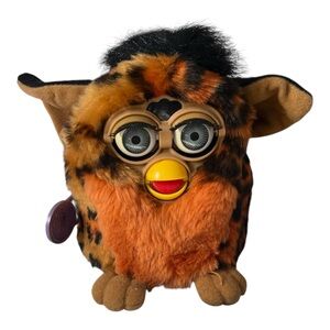 1999 70-800 Vintage Rare Cheetah Print Furby TESTED & WORKING